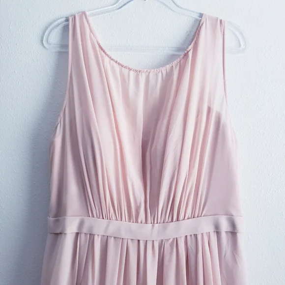Jenny Yoo Collection Vivienne Wisteria Bridesmaid Blush Pink Sleeveless Dress